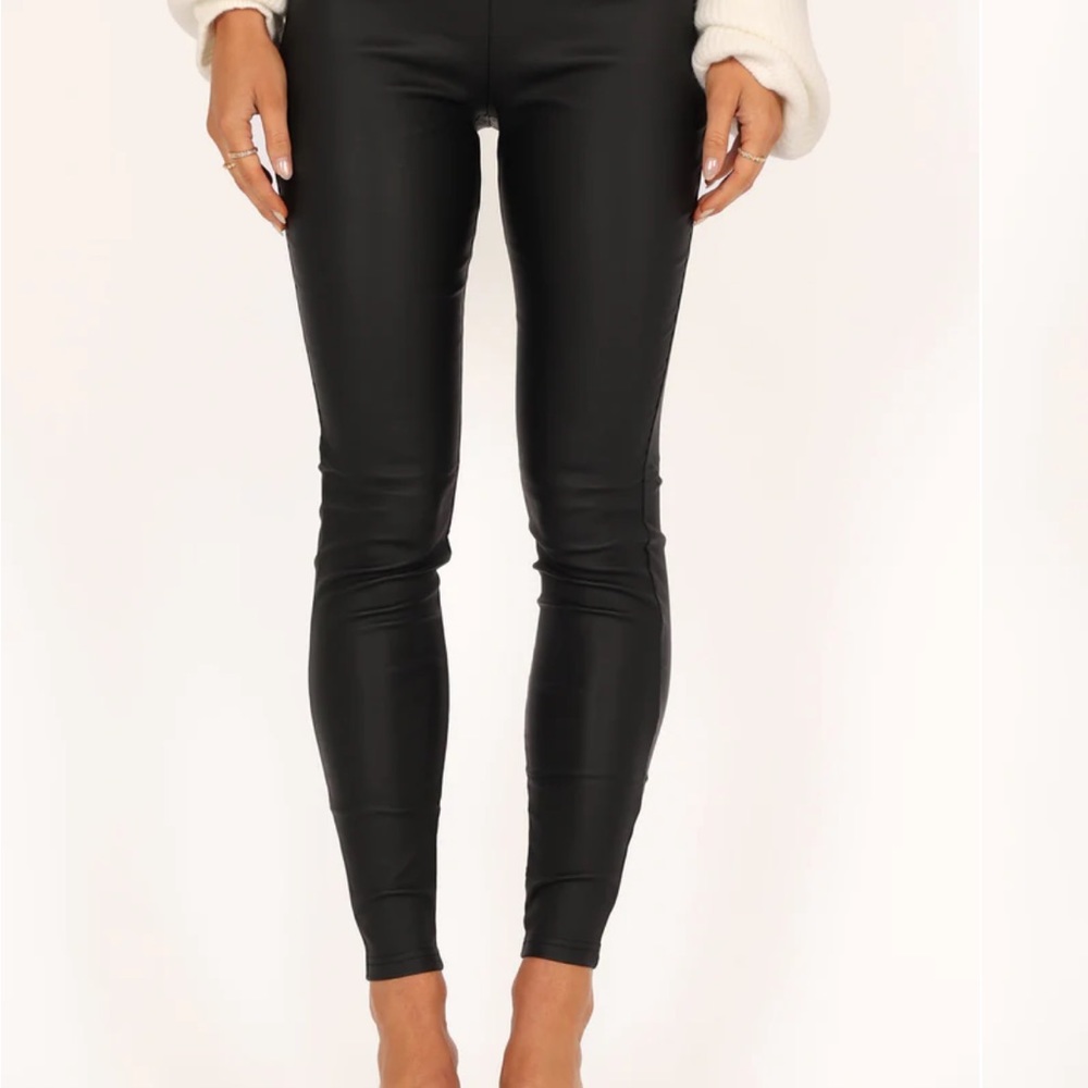 Black leather plants from petal and pup